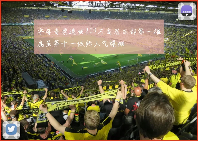 字母哥票选破209万高居东部第一雄鹿虽第十一依然人气爆棚